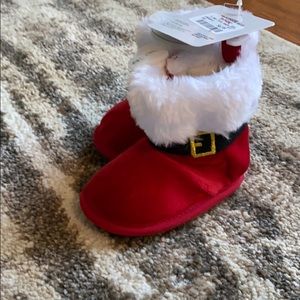 Santa boots size 6-9 months